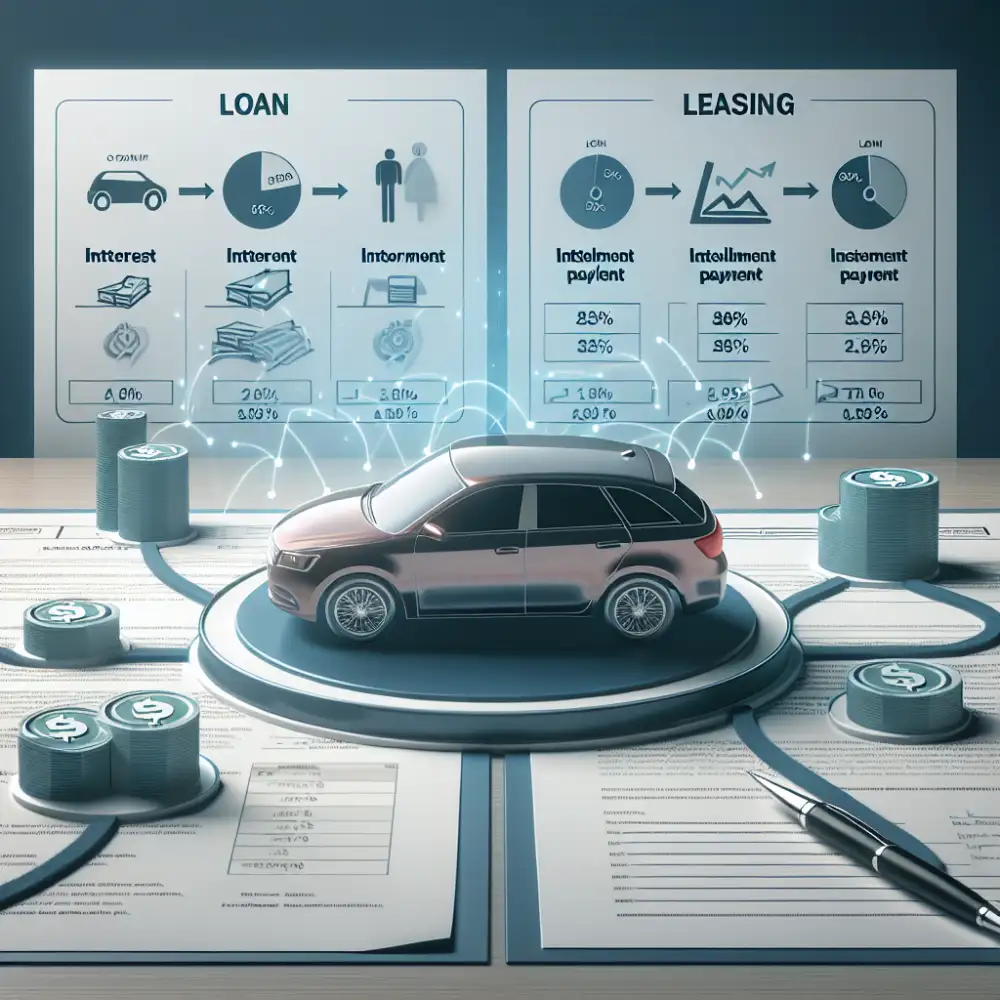 auto na úvěr nebo leasing