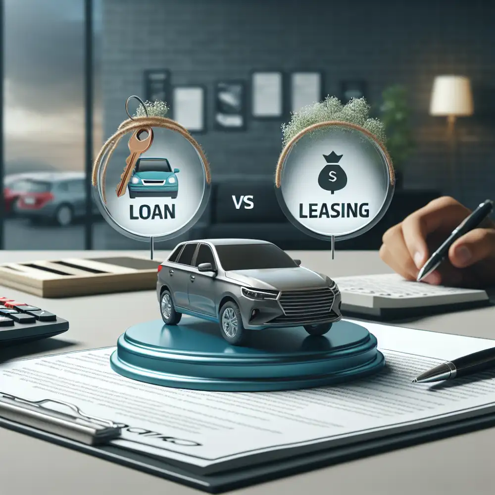 auto na úvěr nebo leasing