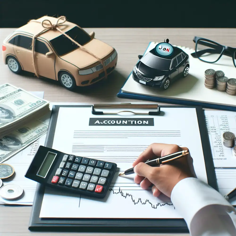 auto na úvěr účtování